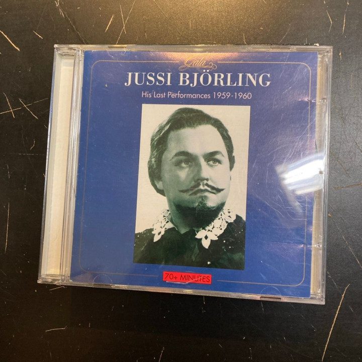 Jussi Björling - His Last Performances 1959-1960 CD (VG+/VG+) -klassinen-